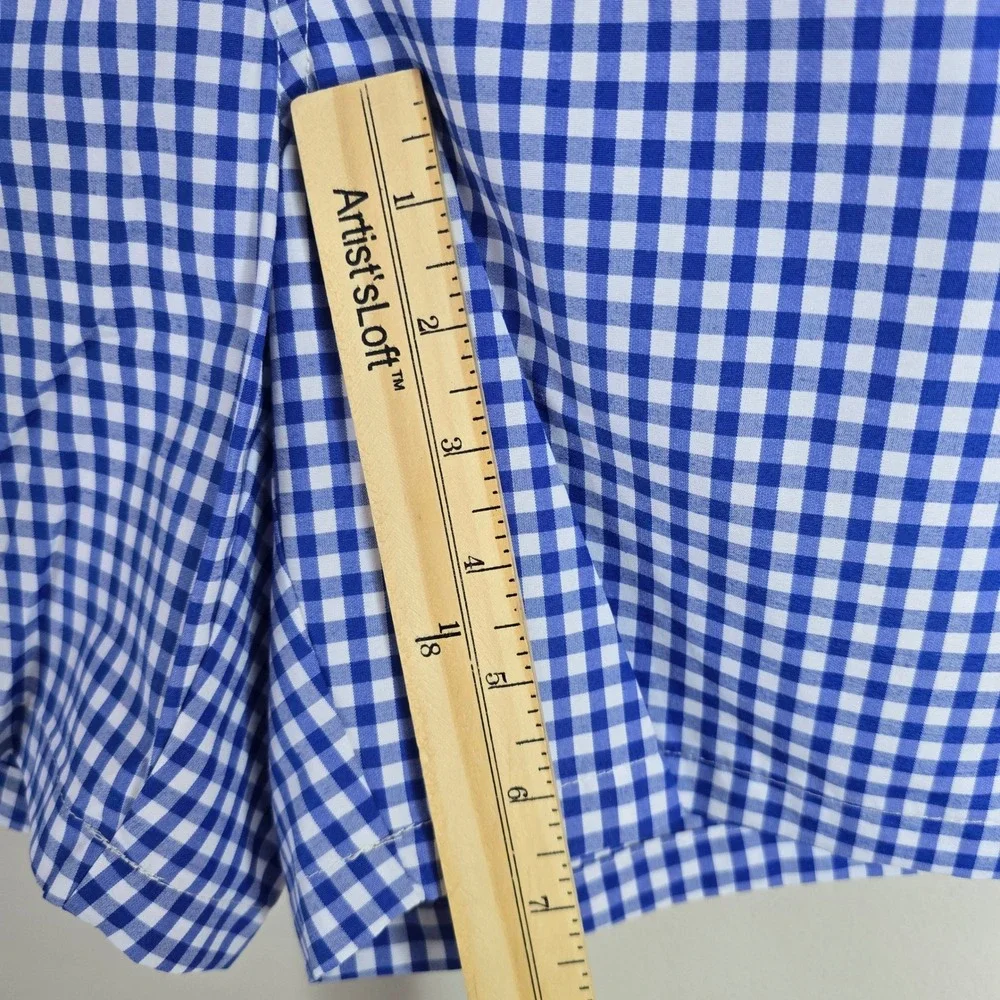 Polo Ralph Lauren Men's Swim Trunks Blue Gingham Size‎ 1XB MSRP $95